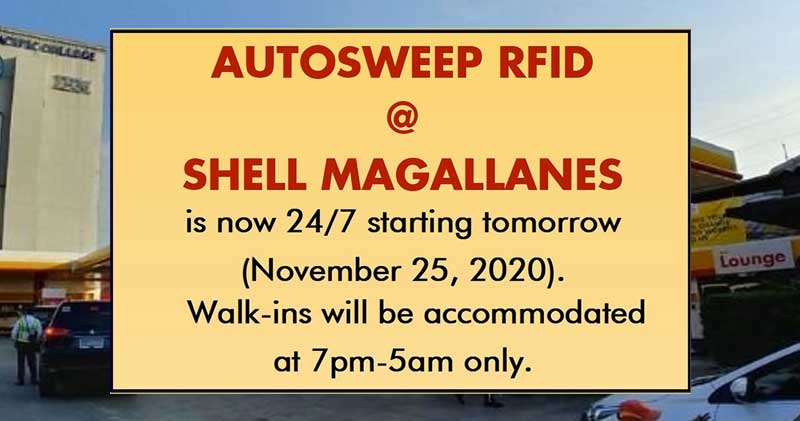 Shell Magallanes AutoSweep RFID